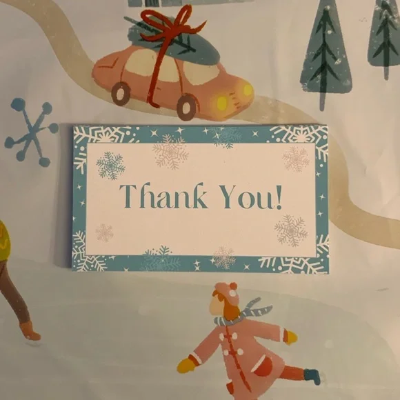 20Pk 10x13 Holiday Poly Mailers - Winter Village Scene - Picture 5 of 6